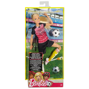 Barbie made to move soccer doll cheap