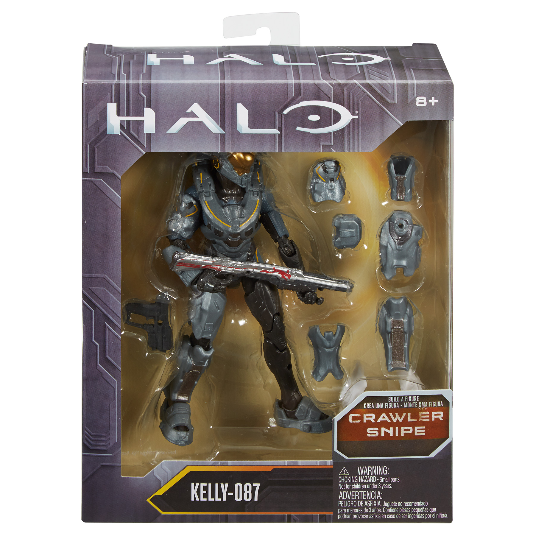 Halo 6" Spartan Kelly087 Blue Team Figure