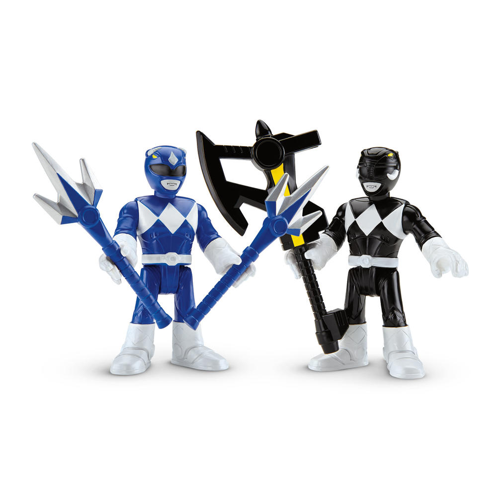 Imaginext Power Rangers Villain Pack - Figure Pack Blue Ranger & Black Ranger