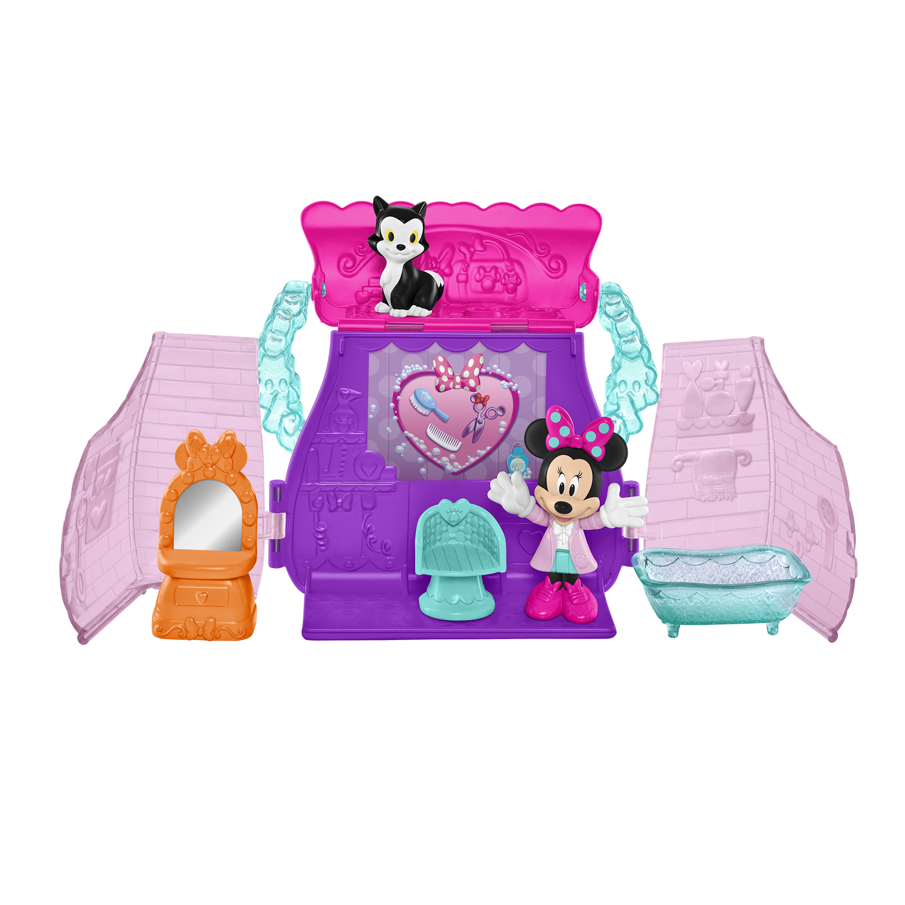 minnie mouse pet salon playset