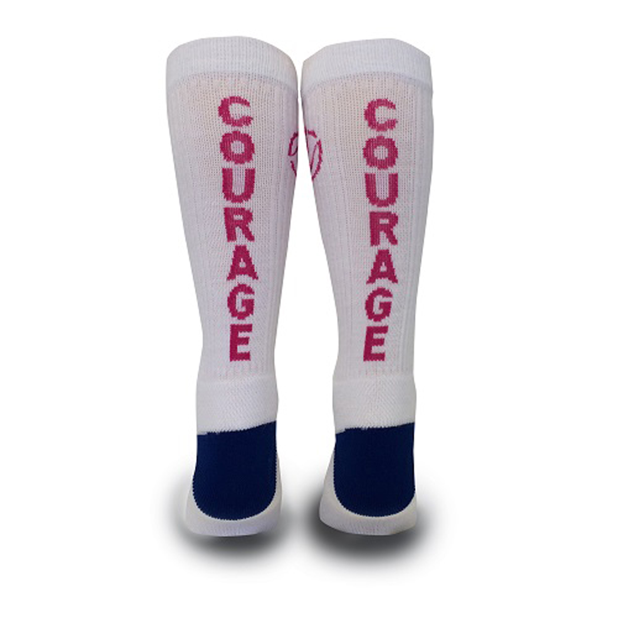 Inspyr Socks Courage  Athletic Lifestyle Crew Sock