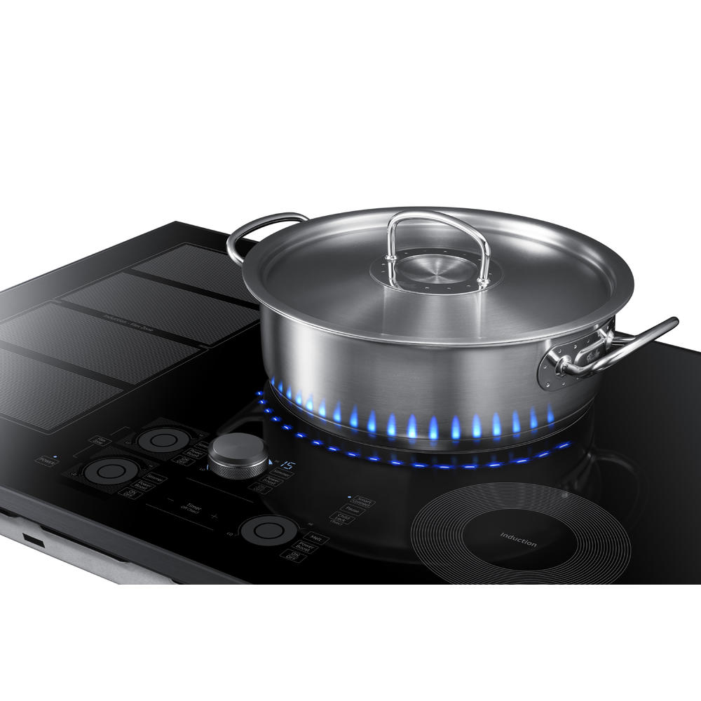 Samsung NZ36K7880UG/AA  36" Induction Cooktop w/Flex Zone &#8211; Black Stainless