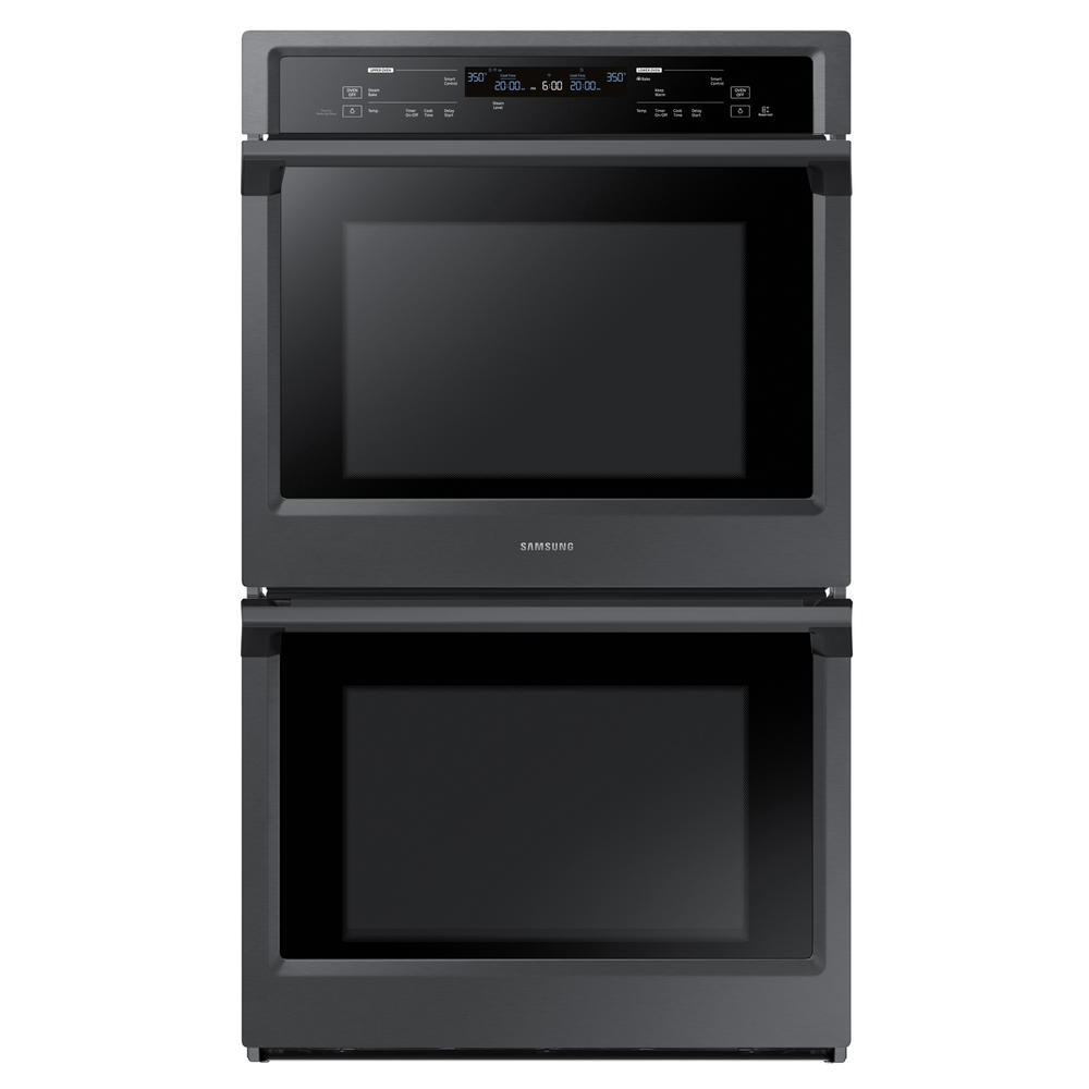 Samsung NV51K6650DG/AA 30" Double Electric Wall Oven w/Steam Cook - Black Stainless Steel