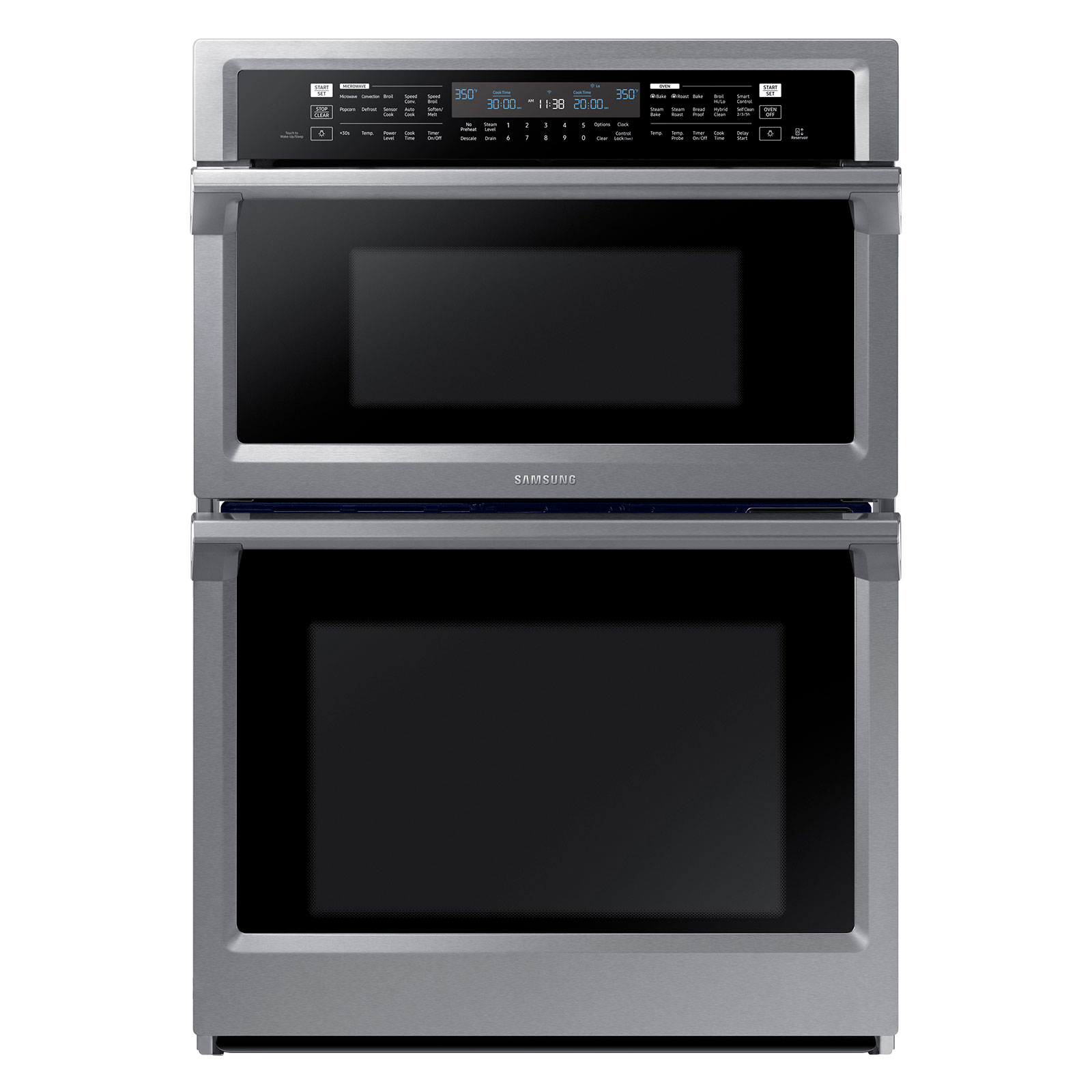 Samsung Samsung NQ70M6650DS/AA 30” Microwave Combination Wall Oven - Stainless Steel