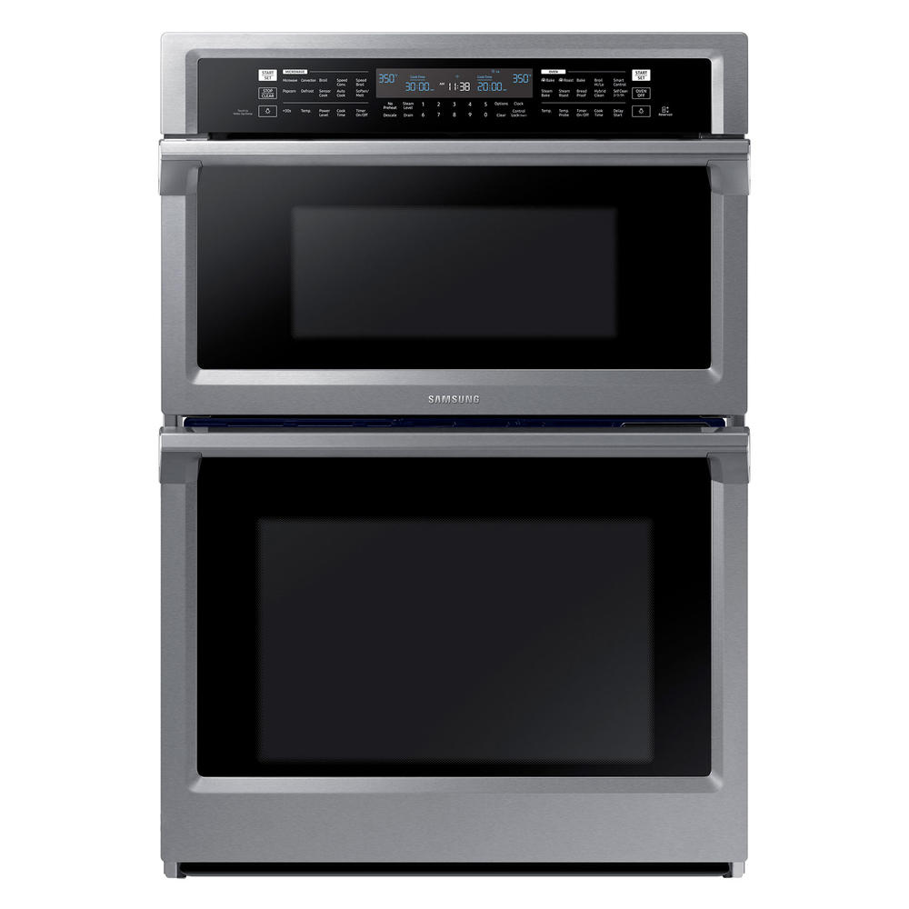 Samsung NQ70M6650DS/AA 30&#8221; Microwave Combination Wall Oven - Stainless Steel
