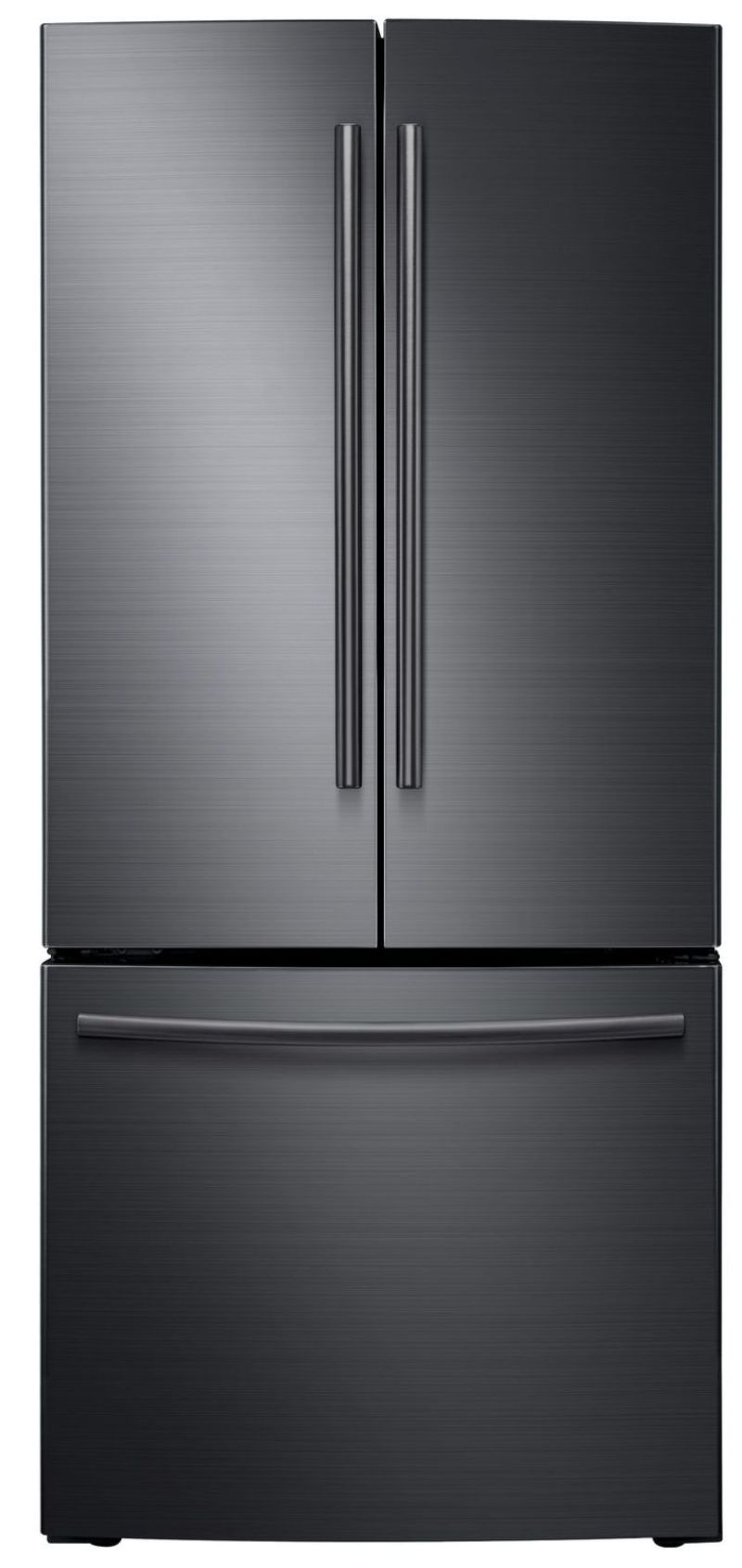 Samsung Rf220nctasg Aa 22 Cu Ft French Door Refrigerator Black