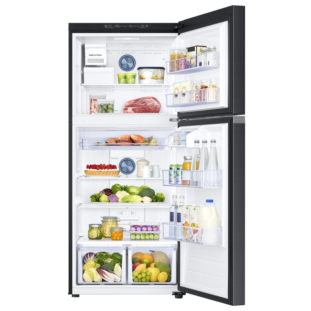 Samsung RT18M6215SG/AA 18 cu. ft. Top-Freezer Refrigerator with FlexZone&#8482; - Black Stainless Steel