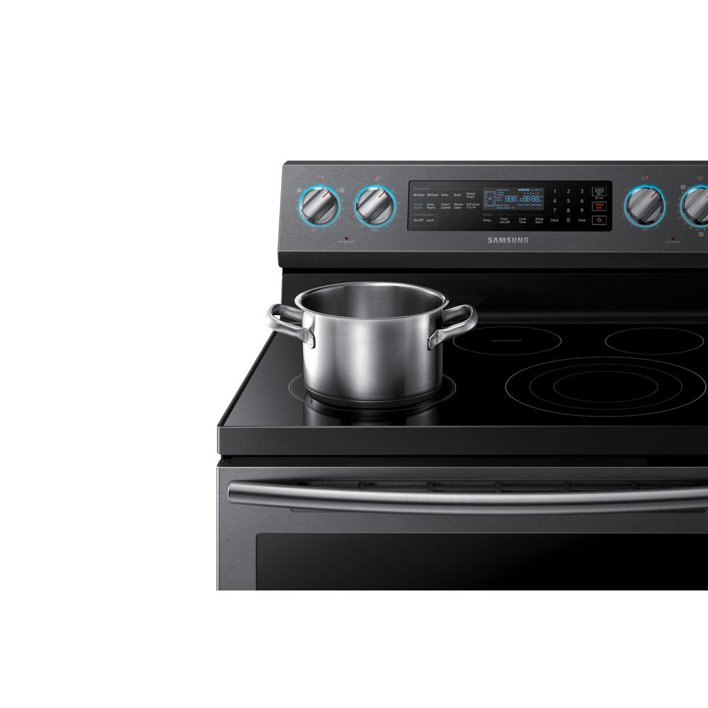 Samsung NE59N6650SG/AA 5.9 cu. ft. Freestanding Electric Range with True Convection -Black Stainless Steel