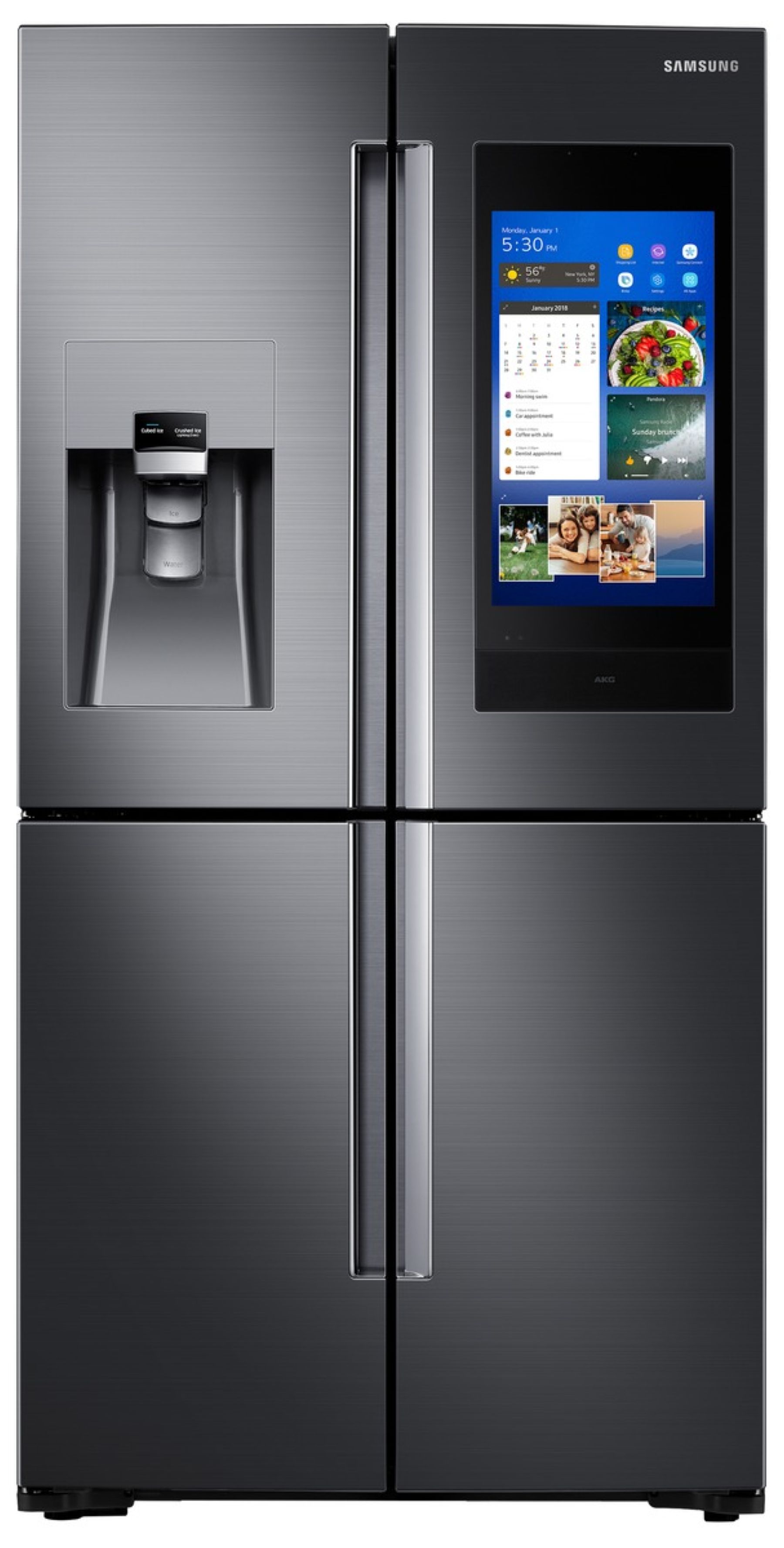 Холодильники новые модели. Умный холодильник Samsung Family Hub. Холодильник Samsung Family Hub 2.0. Умный холодильник Samsung Family Hub 10. Холодильник самсунг Сайд бай Сайд.