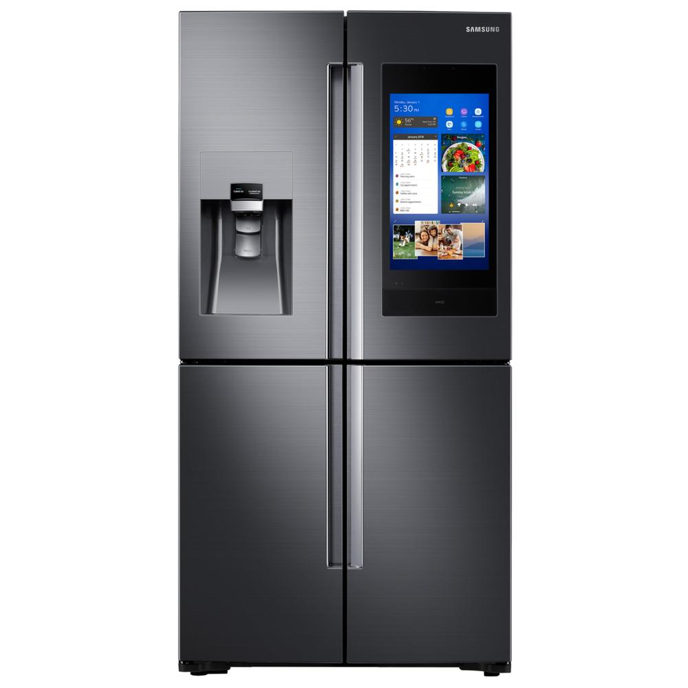 Samsung RF28N9780SG/AA 28 cu. ft. 4-door Flex Refrigerator with Family Hub - Black Stainless