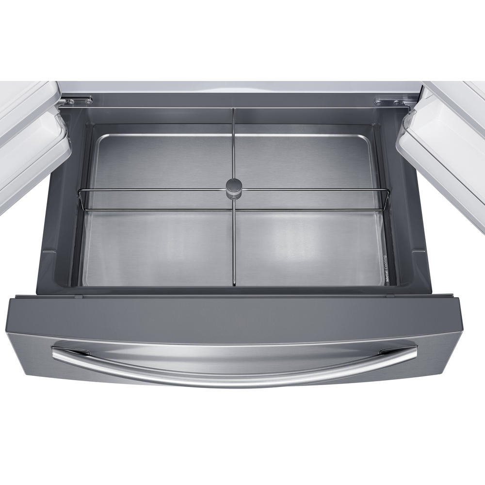 Samsung RF28NHEDBSR/AA FourDoor French Door Refrigerator with Family