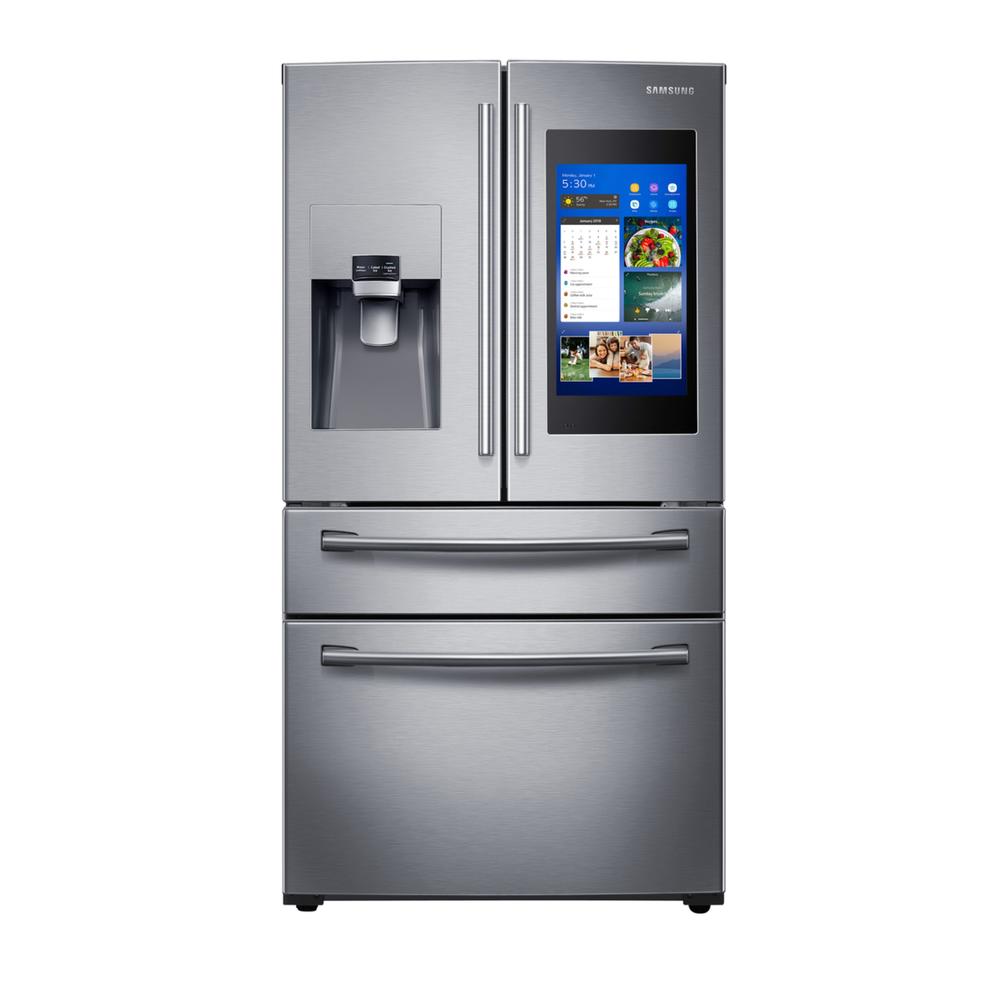 Samsung RF28NHEDBSR/AA Four-Door French Door Refrigerator with Family Hub - Stainless Steel