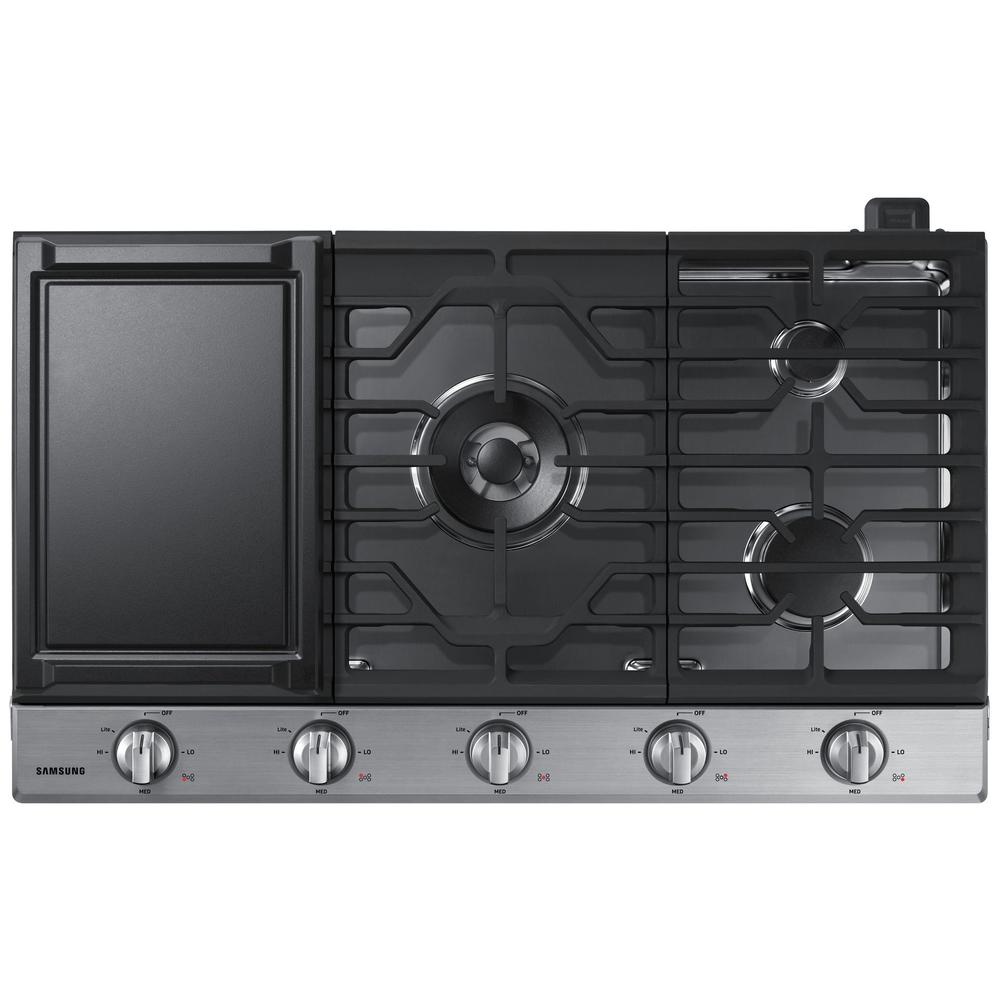 Samsung NA36N6555TS/AA 36" Gas Cooktop - Stainless Steel
