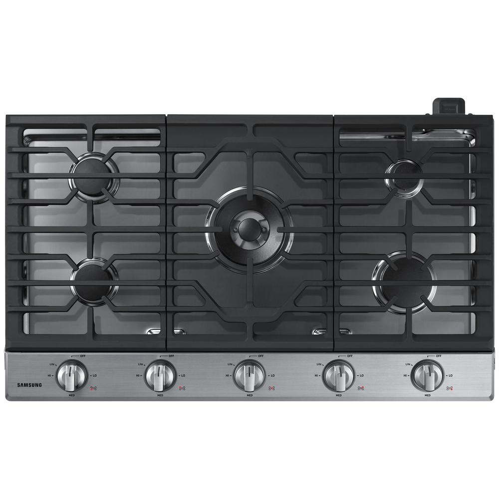 Samsung NA36N6555TS/AA 36" Gas Cooktop - Stainless Steel