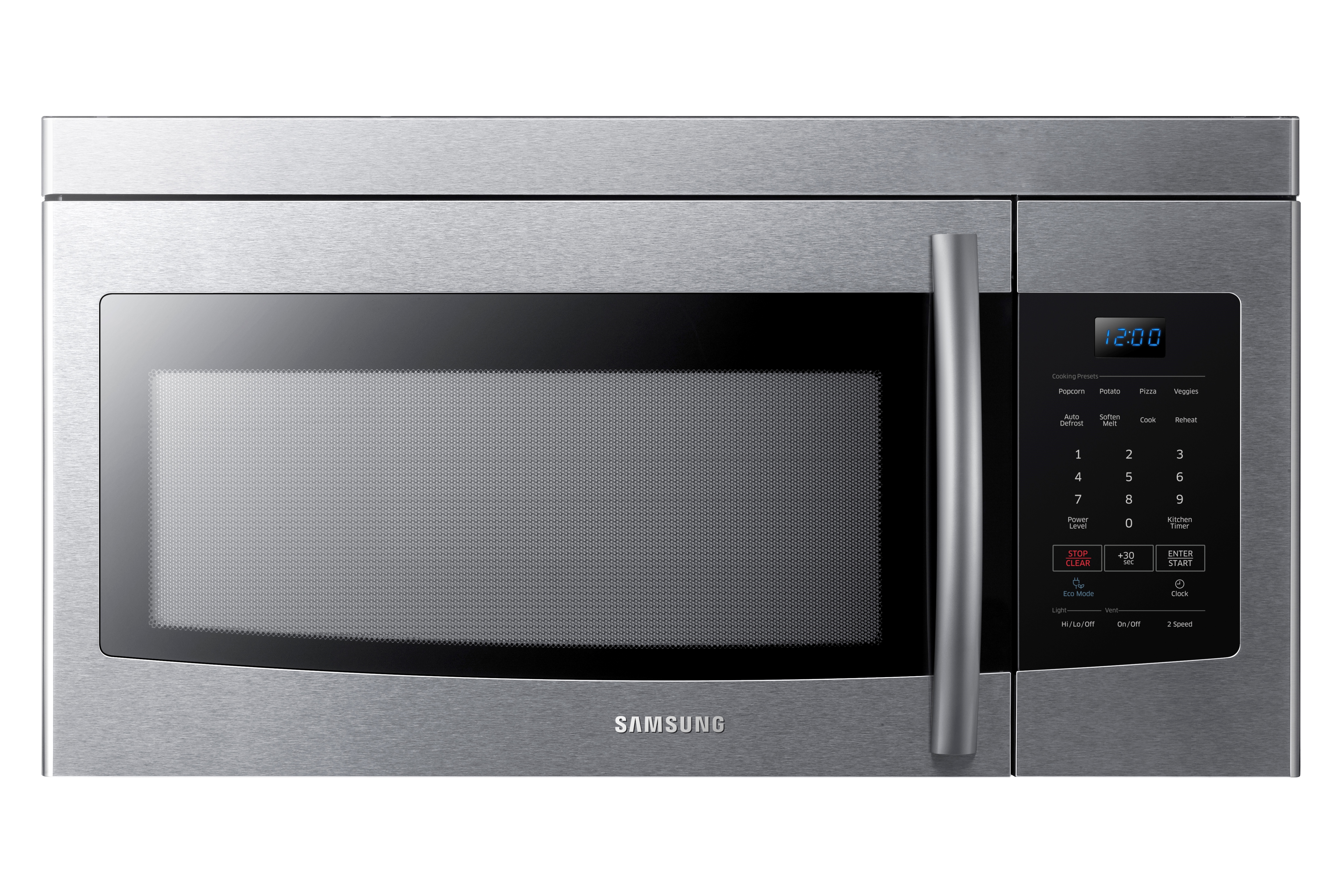 Samsung ME16K3000AS/AA 1.6 cu. ft. Over-the-Range Microwave - Stainless Samsung Stainless Steel Microwave Over The Range