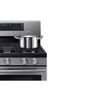 Samsung NX58K7850SS/AA 5.8 cu. ft. Flex Duo with Dual Door Freestanding