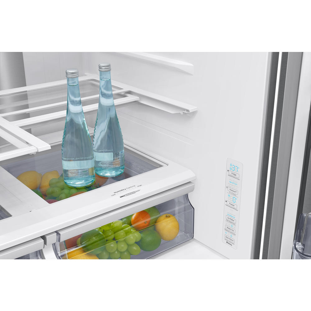 Samsung RF22R7351SR 22 cu. ft. 4-Door French Door Food Showcase Refrigerator - Stainless Steel