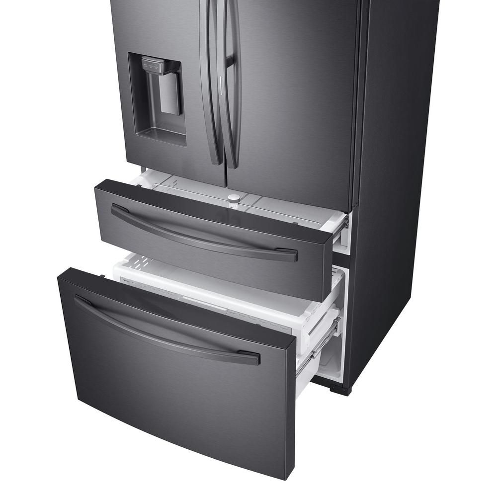 Samsung RF22R7351SG 22 cu. ft. 4-Door French Door Food Showcase Refrigerator - Black Stainless Steel