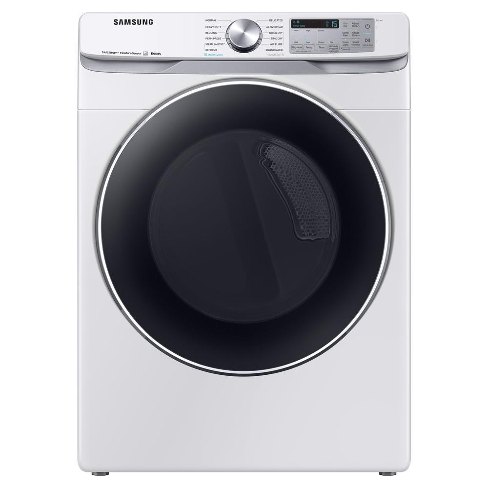 Samsung DVG45R6300W 7.5 cu. ft. Smart Front-Load Gas Dryer with Steam Sanitize+ - White