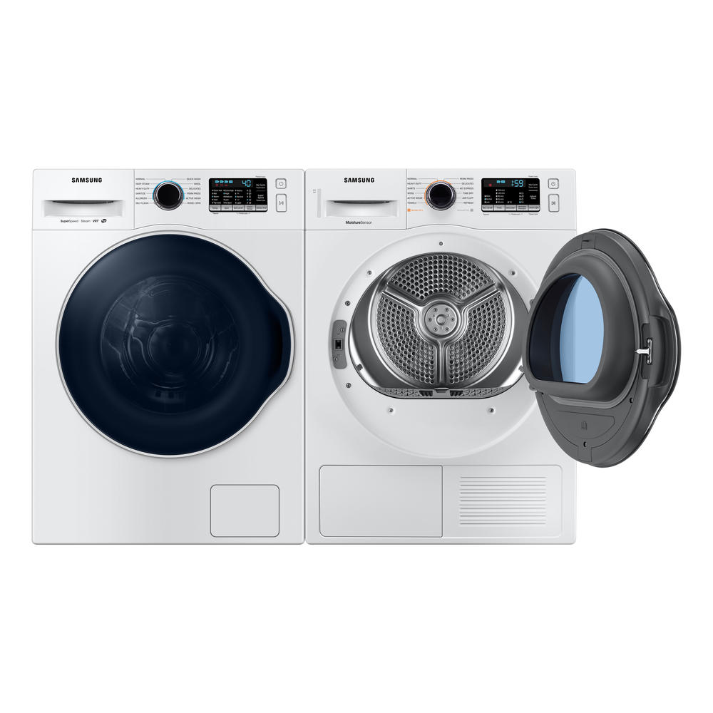 Samsung DV22N6800HW/A2 4 cu. ft. Heat Pump Dryer with Smart Care White