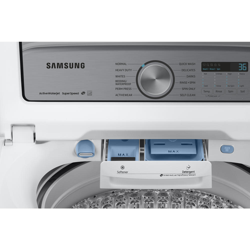 Samsung WA50R5400AW/US 5 cu. ft. TopLoad Washer with Super Speed White
