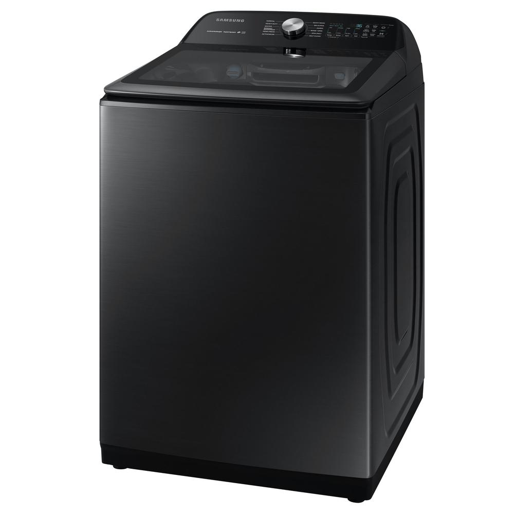 Samsung WA50R5400AV/US 5 cu. ft. Top-Load Washer with Super Speed - Black Stainless Steel