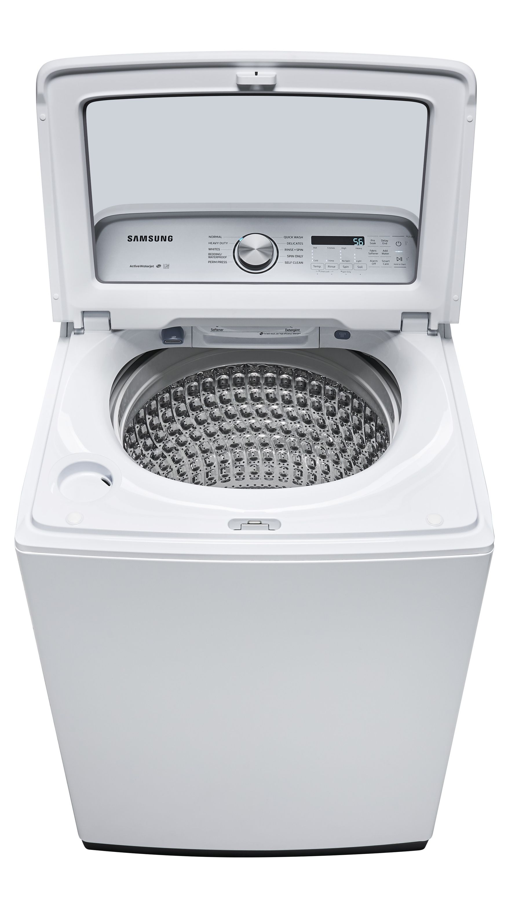 5.0 cu. ft. Top Load Washer with Active Water Jet in White Washer -  WA50R5200AW/US