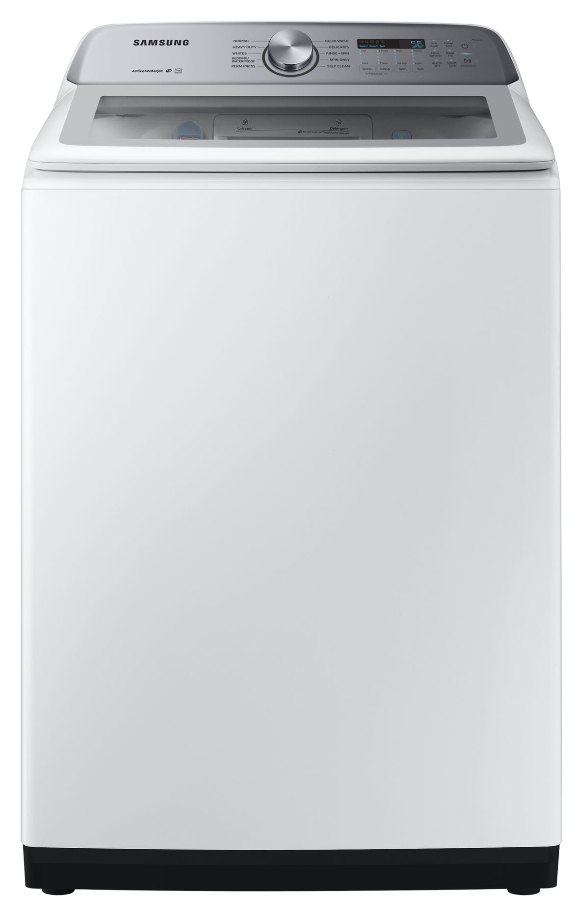 Samsung Wa50r5200aw Us 5 Cu Ft Top Load Washer With Active Waterjet White