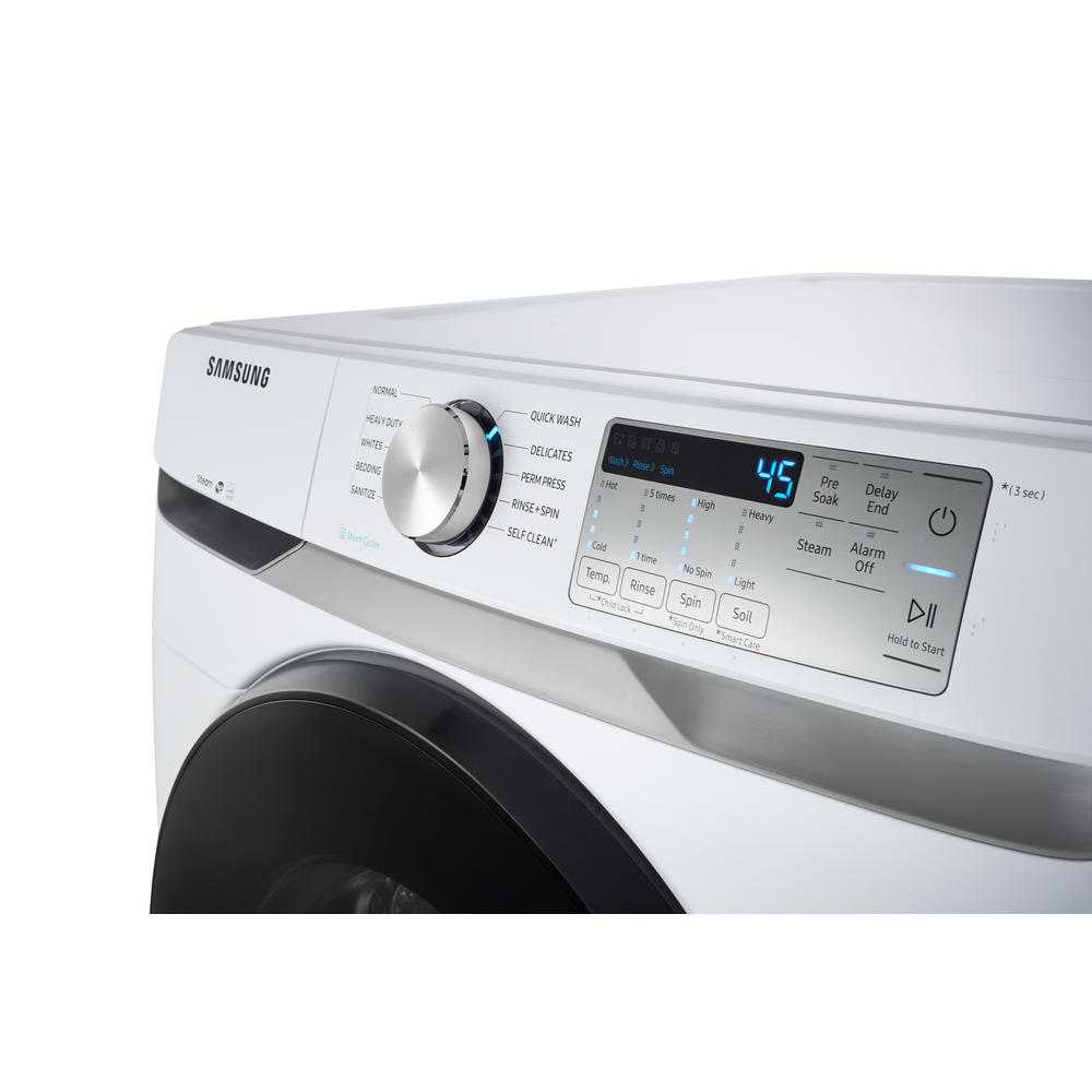Samsung WF45R6100AW/US 4.5 cu. ft. Front-Load Washer with Steam - White