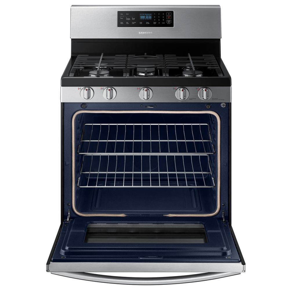 Samsung NX58R4311SS/AA 5.8 cu. ft. Freestanding Gas Range Stainless Steel