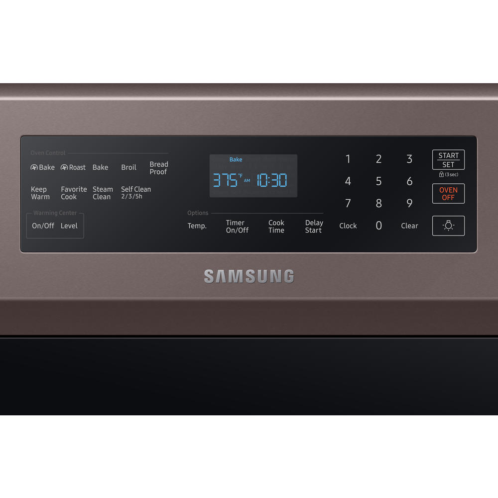 Samsung NE59R6631ST/AA 5.9 cu. ft. Freestanding Electric Range with True Convection -Tuscan Stainless Steel