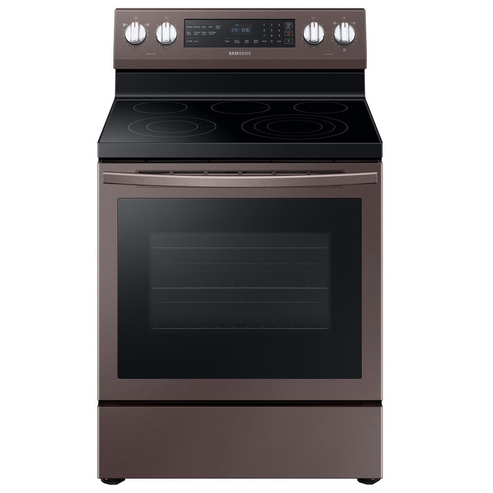 Samsung NE59R6631ST/AA 5.9 cu. ft. Freestanding Electric Range with True Convection -Tuscan Stainless Steel