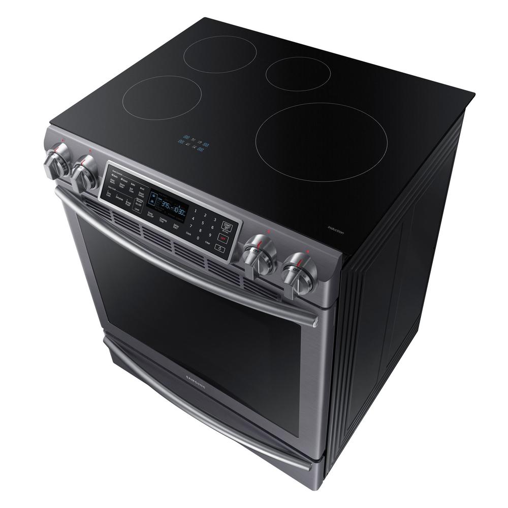 Samsung NE58R9560WG/AA 5.8 cu. ft. Induction Range with Virtual Flame&#8482; - Blk SS