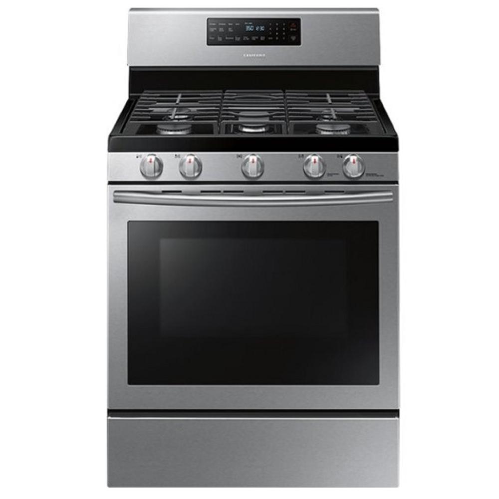Samsung NX58R5601SS/AA 5.8 cu.ft. Stainless Steel Convection Gas Range
