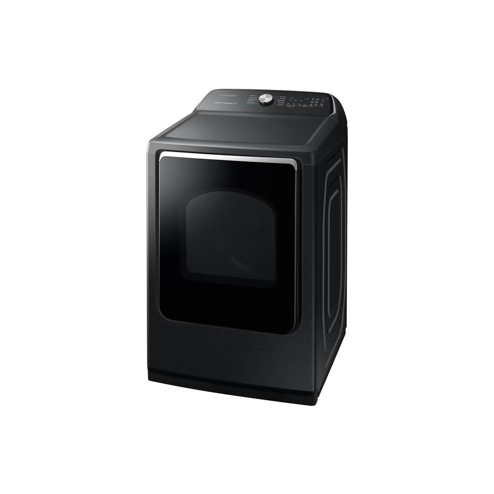 Samsung DVE54R7200V/A3 7.4 cu. ft. Electric Dryer with Steam Sanitize+ - Black Stainless