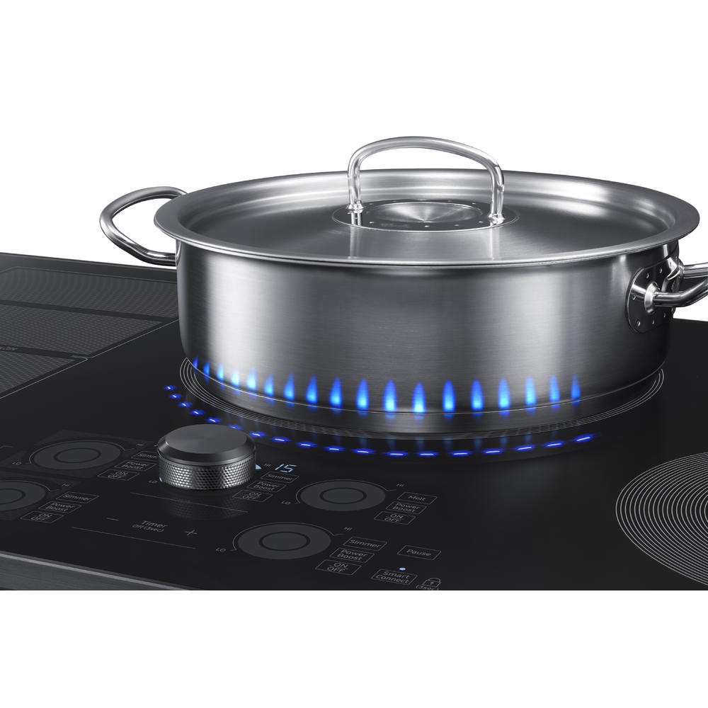Samsung NZ36K7880UG/AA  36" Induction Cooktop w/Flex Zone &#8211; Black Stainless