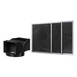 Samsung NK-AF020FNB/AA  Recirculation Kit w/ 3-Pack Range Hood Replacement Charcoal Filters
