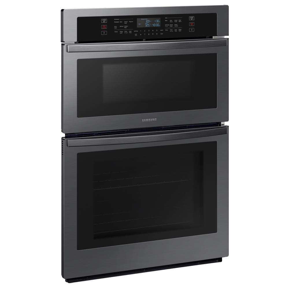 Samsung NQ70T5511DG/AA 30" Microwave Combination Wall Oven - Matte Black Stainless Steel