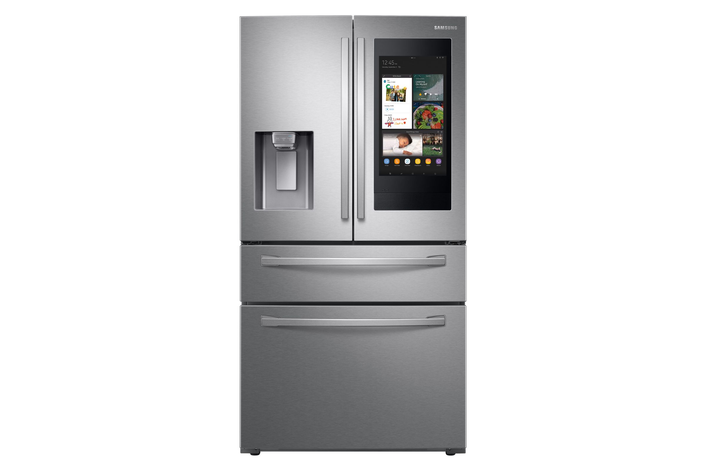Samsung RF22R7551SR/AA 22cu.ft. French Door Counter Depth Refrigerator - Stainless Steel