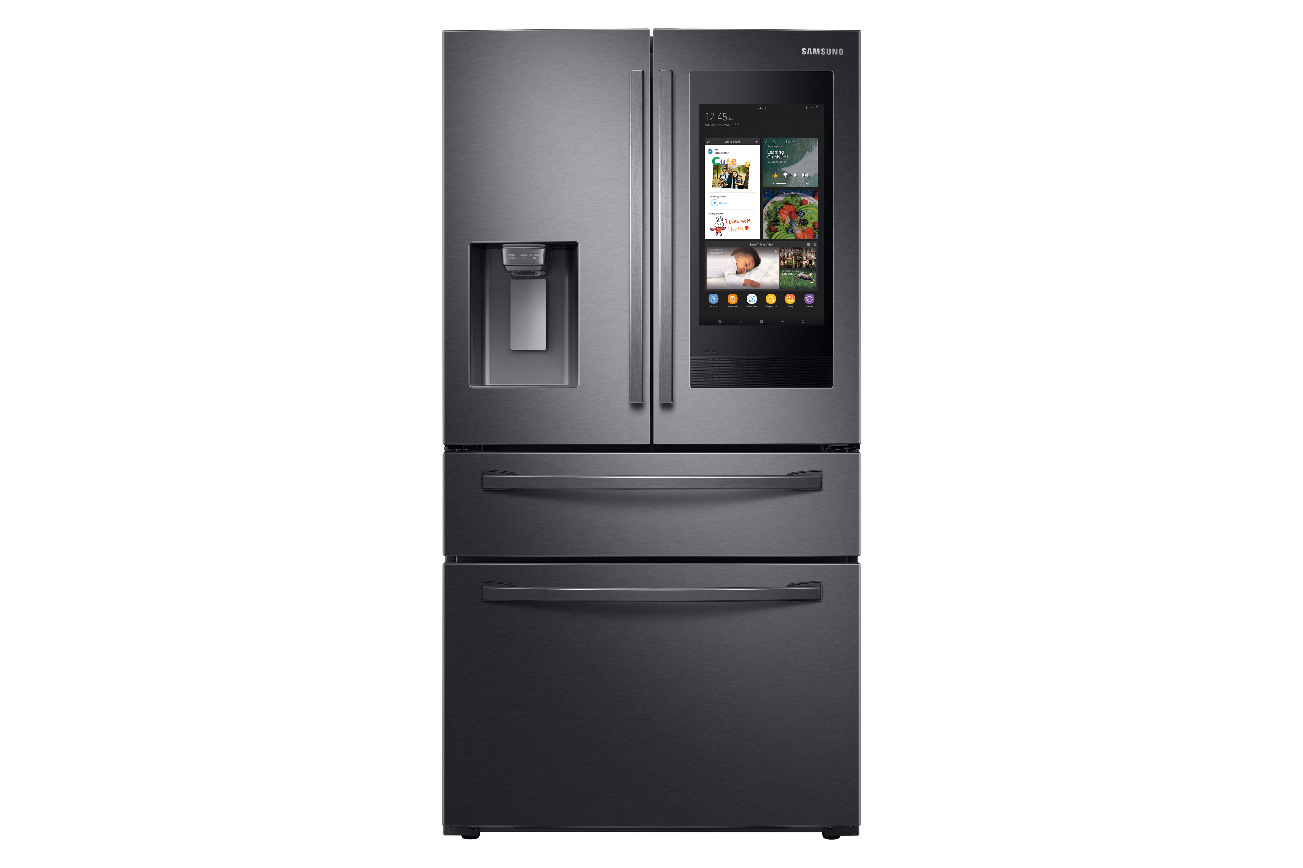 Samsung RF22R7551SG/AA 22cu.ft. French Door Counter Depth Refrigerator - Black Stainless Steel