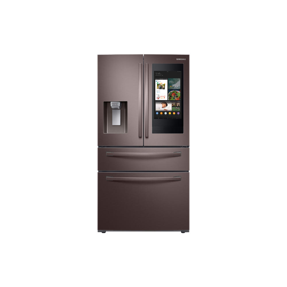 Samsung RF28R7551DT/AA 28cu.ft. French Door Refrigerator with 4 Doors - Tuscan Stainless Steel