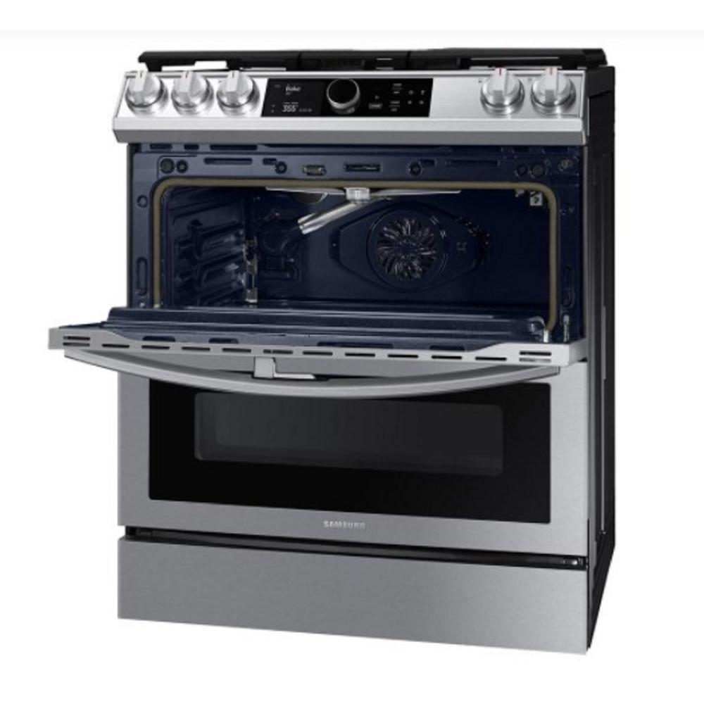 Samsung NX60T8751SS/AA 30" 6.0 cu.ft. Stainless Steel SlideIn Gas