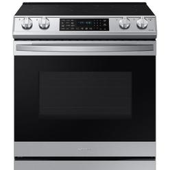 Samsung NE63T8511SS/AA 30" 6.3 cu.ft. Stainless Steel Electric Range with 5 Burners and Air Fryer