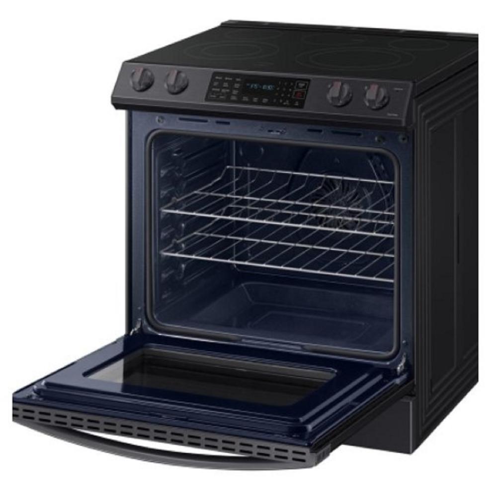 Samsung NE63T8311SG/AA 30" 6.3 cu.ft. Black Stainless Steel Electric Range with 5 Burners