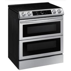 Samsung NY63T8751SS/AA 30" 6.3 cu.ft. Stainless Steel Dual Fuel Slide-In Electric Range with 5 Burners