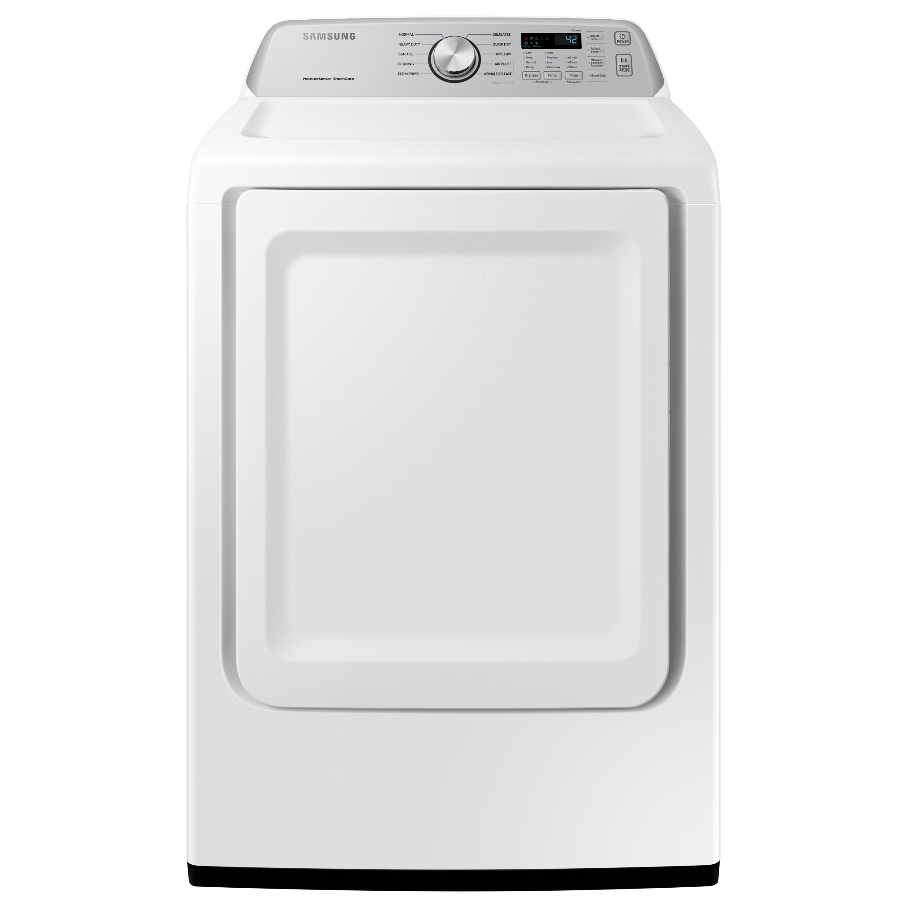 Samsung DVE45T3400W/A3 7.4cu.ft. Electric Dryer with Sensor Dry - White