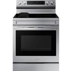Samsung NE63A6711SS/AA 30" 6.3 cu.ft. Stainless Steel Electric Range with 5 Burners and Air Fry Convection