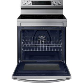 Samsung 6.3 Cu. ft. Smart Slide-in Electric Range with Air Fry & Convection in Stainless Steel