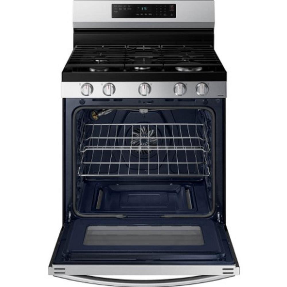 Samsung NX60A6511SS/AA 30" 6.0 cu.ft. Stainless Steel Gas Range with 5