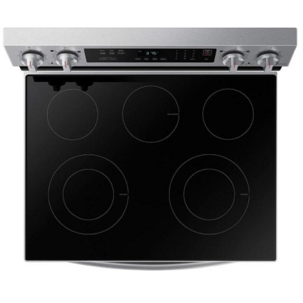 Samsung NE63A6311SS/AA 30" 6.3 cu.ft. Stainless Steel Electric Range with 5 Burners